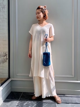 MONAMIさん（レディース・155cm）の夏コーディネート