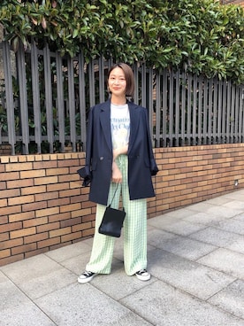 MONAMIさん（レディース・155cm）の春コーディネート