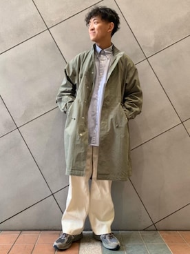 「green label relaxing（グリーンレーベルリラクシング）のアイテム（その他アウター）」を使った、egashira_tさん（メンズ・168cm）の冬コーディネート