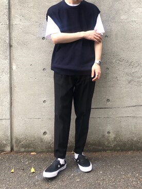 「Discoat」｜「アイテム（腕時計）」を使った、ARaさん（メンズ・170cm）の春コーディネート