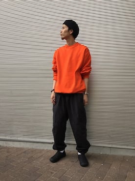 「KEEN（キーン）のアイテム（スリッポン）」を使った、YOUさん（メンズ・175cm）の秋コーディネート