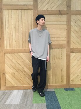 「KEEN（キーン）のアイテム（その他シューズ）」を使った、YOUさん（メンズ・175cm）の春コーディネート