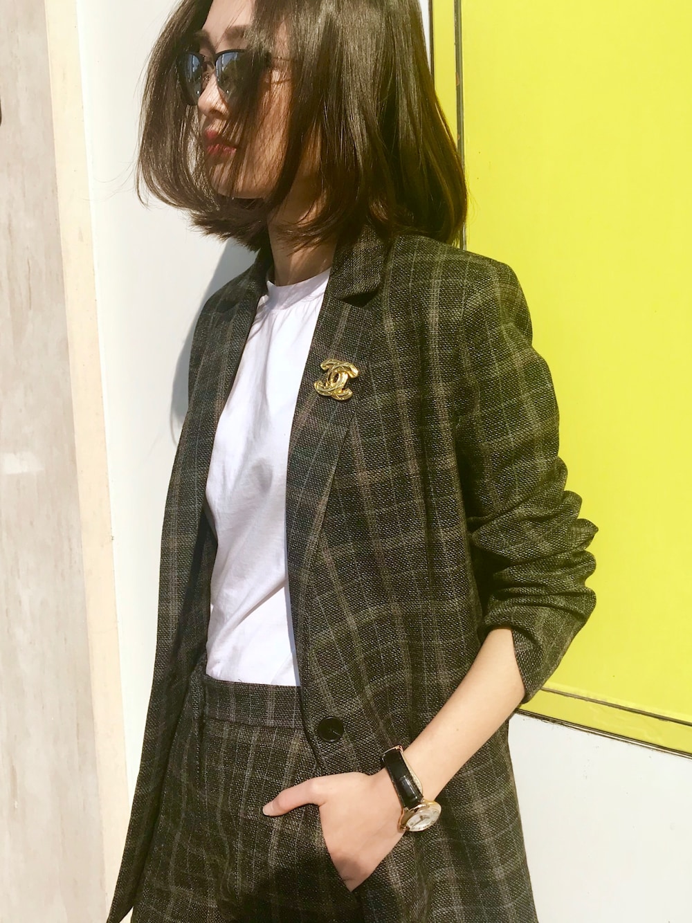 AmyLee｜CHANELのブローチ/コサージュを使ったコーディネート - WEAR
