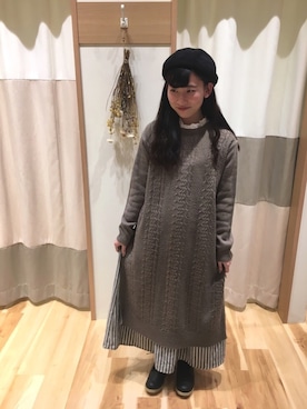 ミズキさん（レディース・154cm）の冬コーディネート