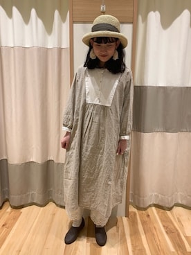 「サマンサモスモス」｜「アイテム（スリッポン）」を使った、ミズキさん（レディース・154cm）の春コーディネート