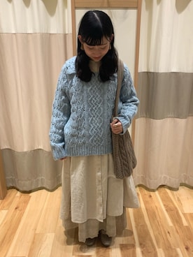 ミズキさん（レディース・154cm）の冬コーディネート