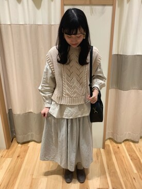 ミズキさん（レディース・154cm）の冬コーディネート