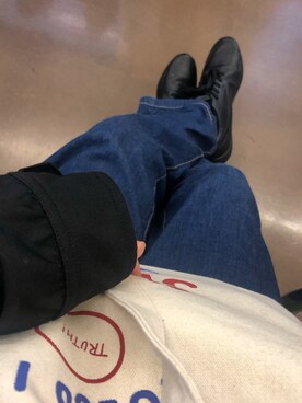 「shoplistのアイテム（トートバッグ、ベージュ系）」を使った、iさん（レディース・158cm）の秋コーディネート