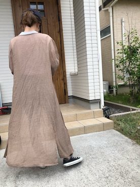 「おちびさん」｜「アイテム（キャップ）」を使った、ma⋆* ◡̈⃝✩さん（レディース・150cm）の夏コーディネート