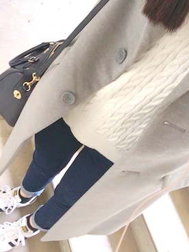 「Honeys（ハニーズ）のアイテム（ダウンジャケット/コート）」を使った、*Ｈｏｎｏｋａ*さん（レディース・158cm）の冬コーディネート