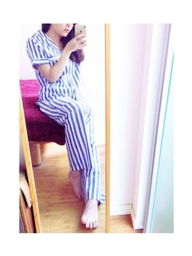 「アイテム（ルームウェア）」を使った、misojiさん（レディース・153cm・20代）の夏コーディネート