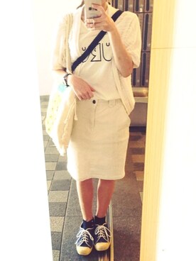 「vanillaのアイテム」を使った、misojiさん（レディース・153cm）の秋コーディネート