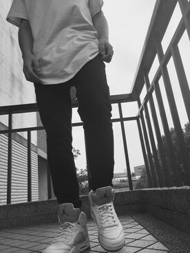 「IMAGE（イマージュ）のアイテム」を使った、Rock Wangさん（メンズ・177cm）の冬コーディネート