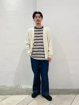 「Thingless（シングレス）のアイテム（パンツ）」を使った、INUZUKA SHOさん（メンズ・165cm）の冬コーディネート