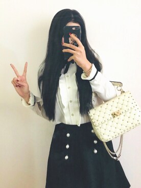 「Ted Baker（テッドベーカー）のアイテム（トップス）」を使った、美到不能呼吸さん（レディース・172cm）の夏コーディネート