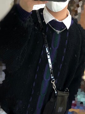 Prada プラダ のネックレスを使ったメンズ人気ファッションコーディネート Wear