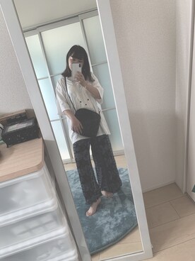 「WC（ダブル シー）のアイテム（Tシャツ/カットソー）」を使った、しろくまさん（レディース・152cm）の秋コーディネート