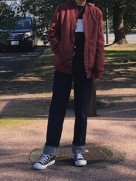 「H&M（エイチ・アンド・エム）のアイテム（その他アウター）」を使った、yurinaさん（レディース・162cm）の秋コーディネート