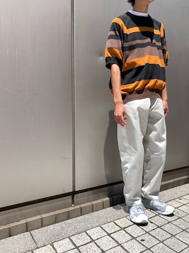 「AFFIX（表示禁止）（アフィックス）のアイテム」を使った、kさん（メンズ・170cm）の夏コーディネート