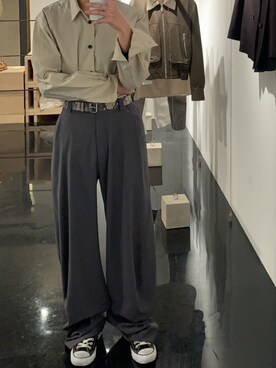 「MAN-TLE（マントル）のアイテム」を使った、kさん（メンズ・170cm）の夏コーディネート