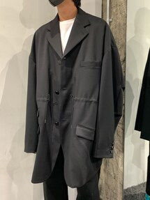 フミトガンリュウ　メンズ　ピーコート　美品　ギャルソン FUMITO GANRYU フミトガンリュウ M-51 ミリタリー スタンド