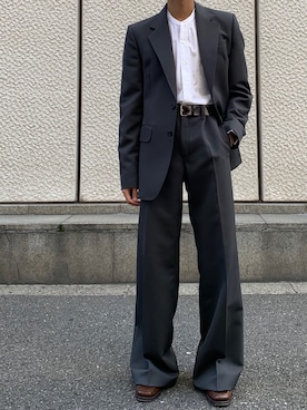「LEMAIRE（ルメール）のアイテム（ジャケット/アウター）」を使った、kさん（メンズ・170cm）の秋コーディネート