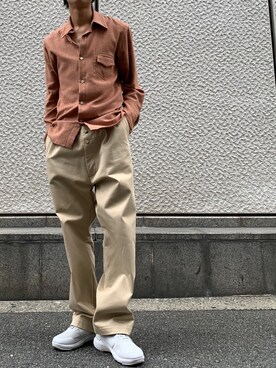 「FUMITO GANRYU（フミトガンリュウ）のアイテム」を使った、kさん（メンズ・170cm）の秋コーディネート