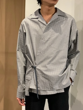 「SUNSEA（サンシー）のアイテム（トップス）」を使った、kさん（メンズ・170cm）の秋コーディネート