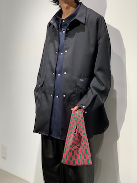 「SHINYAKOZUKA（シンヤコヅカ）のアイテム（ジャケット/アウター）」を使った、kさん（メンズ・170cm）の冬コーディネート