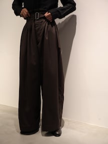 パンツ Hedmayner Wide Pleated Pants HED MAYNER（ヘドメイナー）の「【HED MAYNER】 WIDE PLEATED