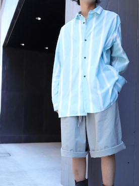 「SHINYAKOZUKA（シンヤコヅカ）のアイテム（トップス）」を使った、kさん（メンズ・170cm）の春コーディネート