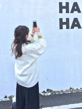 「179/WG（イチナナキュウダブルジー）のアイテム（その他アウター）」を使った、naruuさん（レディース・160cm）の春コーディネート