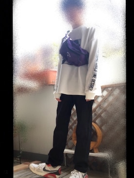 「CONVERSE（コンバース）のアイテム（ショルダーバッグ）」を使った、Ei_fuさん（メンズ・160cm）の春コーディネート