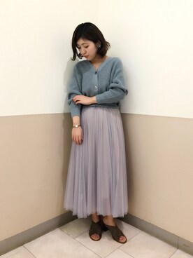 「rada（ラダ）のアイテム」を使った、kirimuraさん（レディース・158cm）の春コーディネート
