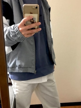 「Right-on（ライトオン）のアイテム（スウェット）」を使った、ibuさん（メンズ・167cm）の春コーディネート