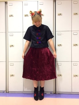 「文化服装学院」｜manamiさん（レディース・152cm）の秋コーディネート