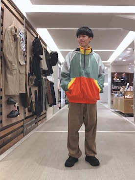 「キャルオーライン」｜ことっきーさん（メンズ・176cm）の秋コーディネート