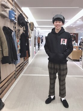 「CEASTERS（ケステル）のアイテム」を使った、ことっきーさん（メンズ・176cm）の冬コーディネート