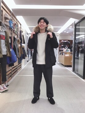 「CEASTERS（ケステル）のアイテム」を使った、ことっきーさん（メンズ・176cm）の冬コーディネート