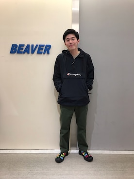 「ジャパンブルー」｜ことっきーさん（メンズ・176cm）の春コーディネート