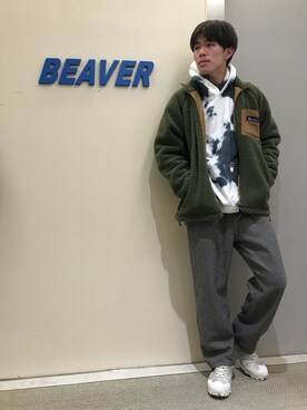 「一押しのアウタースタイル」｜「アイテム（ブルゾン）」を使った、ことっきーさん（メンズ・176cm）の冬コーディネート