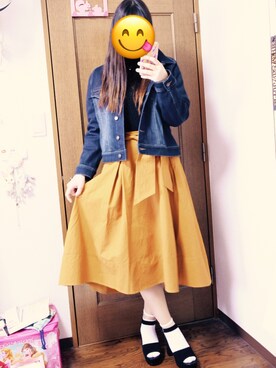 aさん（レディース・168cm）の春コーディネート