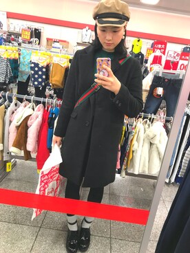 「AVAN LILY（アヴァンリリィ）のアイテム（帽子）」を使った、aさん（レディース・168cm）の冬コーディネート