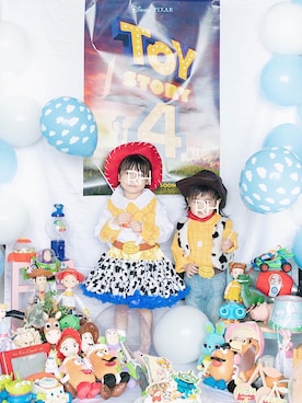 「トイストーリー」｜「アイテム（その他）」を使った、RH_さん（キッズ・100cm）の秋コーディネート