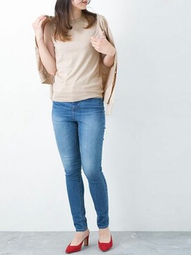 「NANO universe（ナノユニバース）のアイテム（アンサンブル）」を使った、nano・universe lady's photographerさん（レディース・168cm）の冬コーディネート