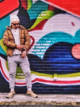 「SAINTS（セインツ）のアイテム」を使った、taka777hiroさん（メンズ・182cm）の冬コーディネート