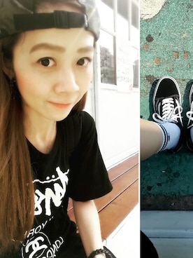 「RASTACLAT（ラスタクラット）のアイテム」を使った、Emilyさん（レディース・170cm）の夏コーディネート