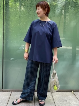「ACCOMMODE（アコモデ）のアイテム（財布/小物）」を使った、anagokikakuさん（レディース・153cm）の春コーディネート