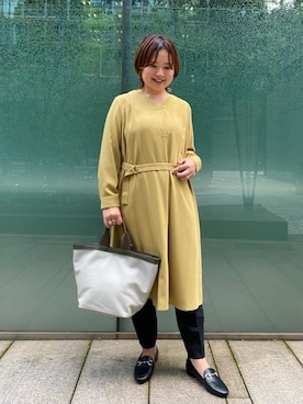 「ビジネス」｜「アイテム（ワンピース/ドレス）」を使った、anagokikakuさん（レディース・153cm）の夏コーディネート