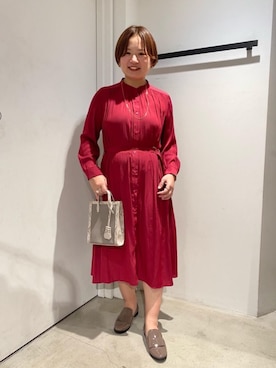「ビジネス」｜「アイテム（ワンピース/ドレス）」を使った、anagokikakuさん（レディース・153cm）の秋コーディネート